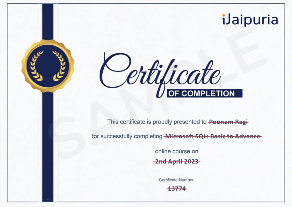 Transform Your Data Skills With Ijaipuria's Microsoft Sql